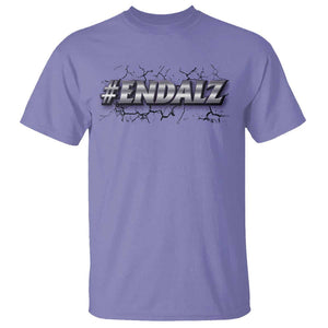 ENDALZ Alzheimer Dementia Awareness T Shirt TS09 Violet Print Your Wear