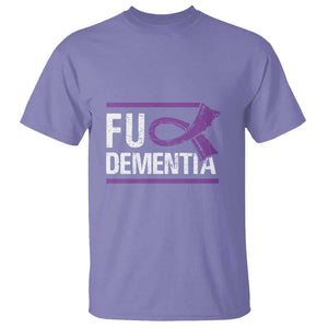 Fuck Dementia Alzheimer Purple Ribbon T Shirt TS09 Violet Print Your Wear