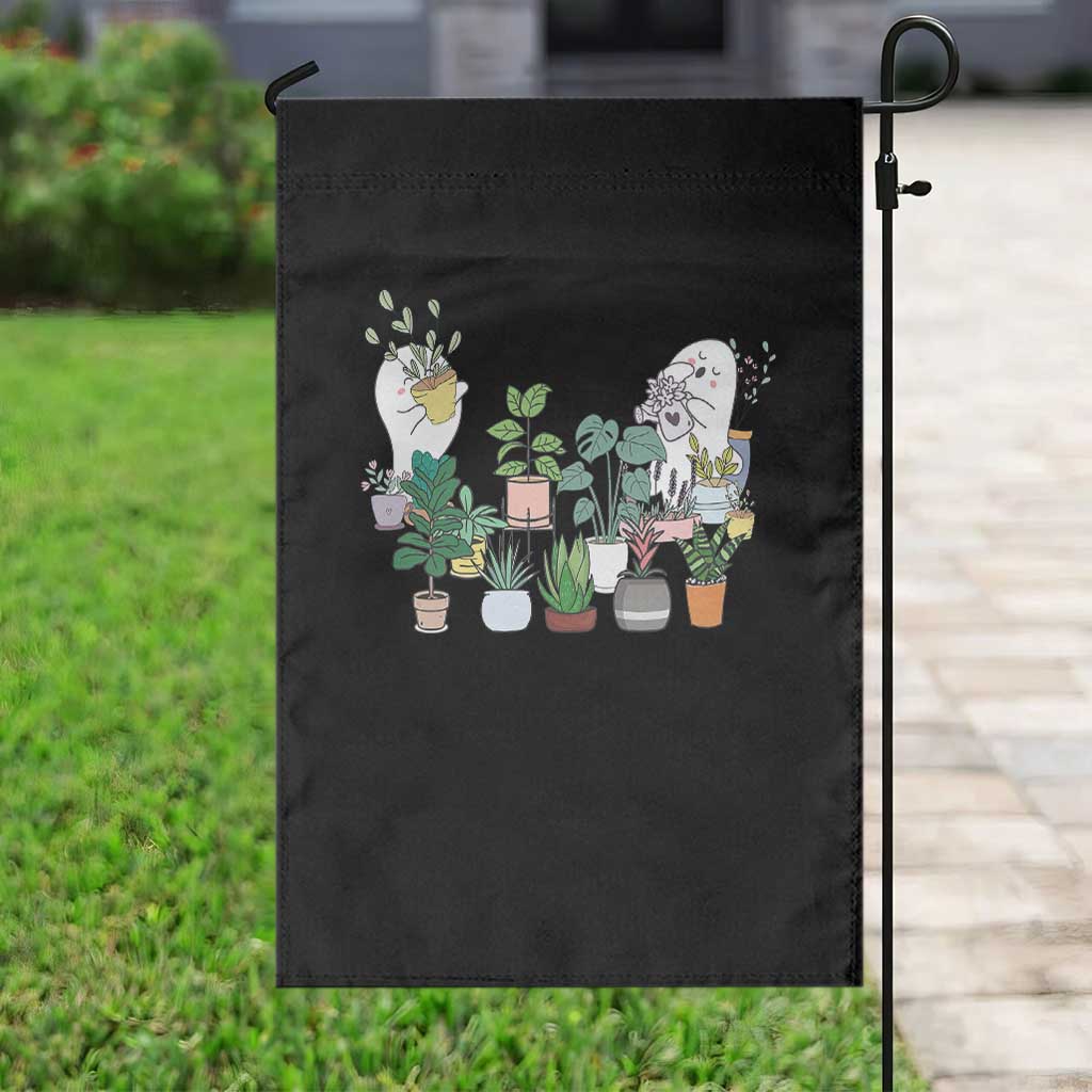 Ghost Garden Halloween Gardener Gardening Garden Flag TS09 Print Your Wear