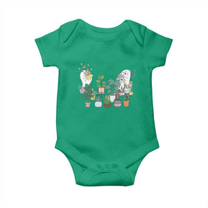 Ghost Garden Halloween Gardener Gardening Baby Onesie TS09 Irish Green Print Your Wear