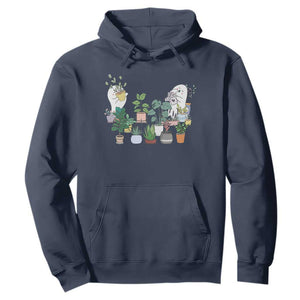 Ghost Garden Halloween Gardener Gardening Hoodie TS09 Navy Print Your Wear