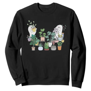 Ghost Garden Halloween Gardener Gardening Sweatshirt TS09 Black Print Your Wear