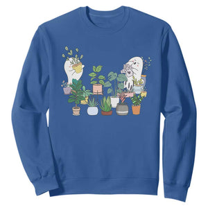 Ghost Garden Halloween Gardener Gardening Sweatshirt TS09 Royal Blue Print Your Wear