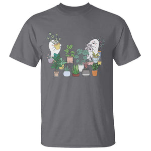 Ghost Garden Halloween Gardener Gardening T Shirt TS09 Charcoal Print Your Wear