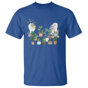 Ghost Garden Halloween Gardener Gardening T Shirt TS09 Royal Blue Print Your Wear