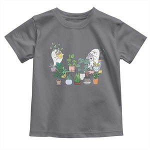 Ghost Garden Halloween Gardener Gardening Toddler T Shirt TS09 Charcoal Print Your Wear