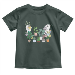 Ghost Garden Halloween Gardener Gardening Toddler T Shirt TS09 Dark Forest Green Print Your Wear