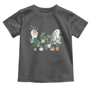 Ghost Garden Halloween Gardener Gardening Toddler T Shirt TS09 Dark Heather Print Your Wear