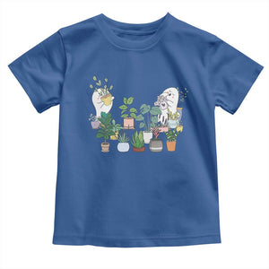 Ghost Garden Halloween Gardener Gardening Toddler T Shirt TS09 Royal Blue Print Your Wear