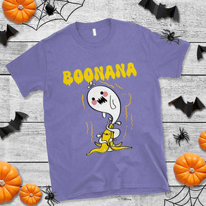 Halloween T Shirt Banana Ghost Boonana Cute Costume TS09 Violet Print Your Wear