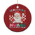 Xmas Nurse Christmas Ornament Be Nice To The Nurse Santa is Watching Groovy TS09 Print Your Wear