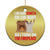 Funny Xmas Cat Christmas Ornament Cat Turned On The Fireplace TS09 Print Your Wear