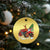 Funny Xmas Christmas Ornament Santa Reindeer Riding Monster Truck TS09 Print Your Wear