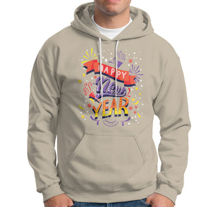 Happy New Year 2024 Firework Lucky Years Hoodie TS09 Sand Printyourwear