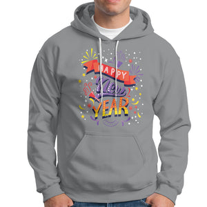 Happy New Year 2024 Firework Lucky Years Hoodie TS09 Sport Gray Printyourwear