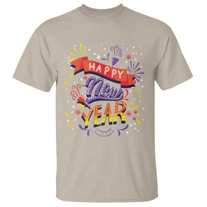 Happy New Year 2024 Firework Lucky Years T Shirt TS09 Sand Printyourwear