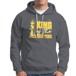 King Of The New Year Eve Happy Lucky Firework Hoodie TS09 Charcoal Printyourwear