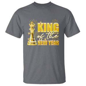 King Of The New Year Eve Happy Lucky Firework T Shirt TS09 Charcoal Printyourwear