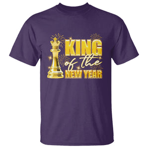 King Of The New Year Eve Happy Lucky Firework T Shirt TS09 Purple Printyourwear