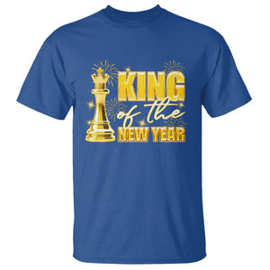 King Of The New Year Eve Happy Lucky Firework T Shirt TS09 Royal Blue Printyourwear