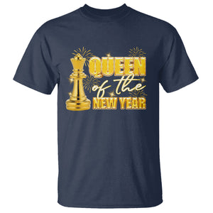 Queen Of The New Year Eve Happy Lucky Firework T Shirt TS09 Navy Printyourwear