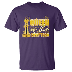 Queen Of The New Year Eve Happy Lucky Firework T Shirt TS09 Purple Printyourwear