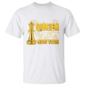 Queen Of The New Year Eve Happy Lucky Firework T Shirt TS09 White Printyourwear