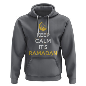 Keep Calm It's Ramadan Kareem Eid Mubarek Islam Muslims Hoodie TS09 Charcoal Printyourwear