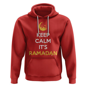 Keep Calm It's Ramadan Kareem Eid Mubarek Islam Muslims Hoodie TS09 Red Printyourwear