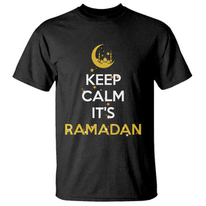 Keep Calm It's Ramadan Kareem Eid Mubarek Islam Muslims T Shirt TS09 Black Printyourwear