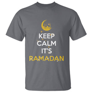 Keep Calm It's Ramadan Kareem Eid Mubarek Islam Muslims T Shirt TS09 Charcoal Printyourwear