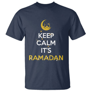 Keep Calm It's Ramadan Kareem Eid Mubarek Islam Muslims T Shirt TS09 Navy Printyourwear