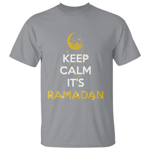 Keep Calm It's Ramadan Kareem Eid Mubarek Islam Muslims T Shirt TS09 Sport Gray Printyourwear