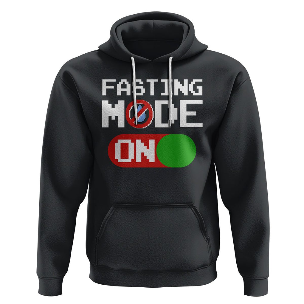 Ramadan Hoodie Fasting Mode On Weight Loss No Water TS09 Black Printyourwear