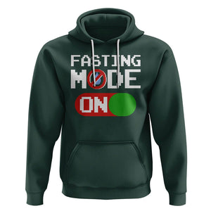 Ramadan Hoodie Fasting Mode On Weight Loss No Water TS09 Dark Forest Green Printyourwear