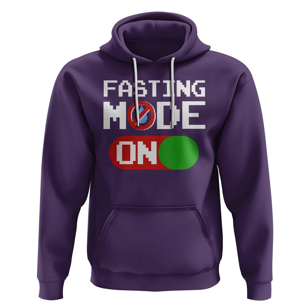 Ramadan Hoodie Fasting Mode On Weight Loss No Water TS09 Purple Printyourwear