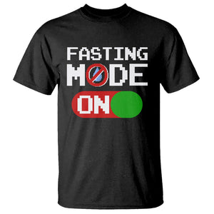 Ramadan T Shirt Fasting Mode On Weight Loss No Water TS09 Black Printyourwear