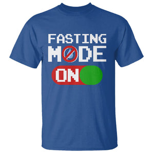 Ramadan T Shirt Fasting Mode On Weight Loss No Water TS09 Royal Blue Printyourwear