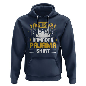 This Is My Ramadan Pajama Eid Mubarek Islam Muslims Hoodie TS09 Navy Printyourwear