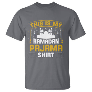 This Is My Ramadan Pajama Eid Mubarek Islam Muslims T Shirt TS09 Charcoal Printyourwear