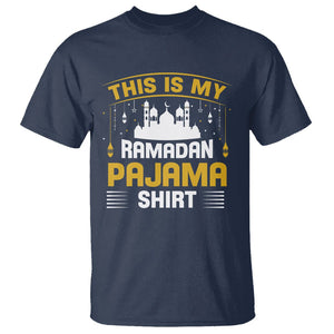 This Is My Ramadan Pajama Eid Mubarek Islam Muslims T Shirt TS09 Navy Printyourwear