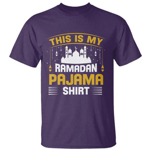 This Is My Ramadan Pajama Eid Mubarek Islam Muslims T Shirt TS09 Purple Printyourwear