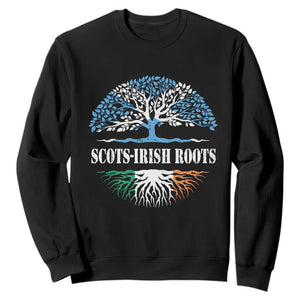 Scots-Irish Roots Sweatshirt Ulster Scots Ireland Scotland TS09 Black Print Your Wear