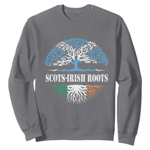 Scots-Irish Roots Sweatshirt Ulster Scots Ireland Scotland TS09 Charcoal Print Your Wear