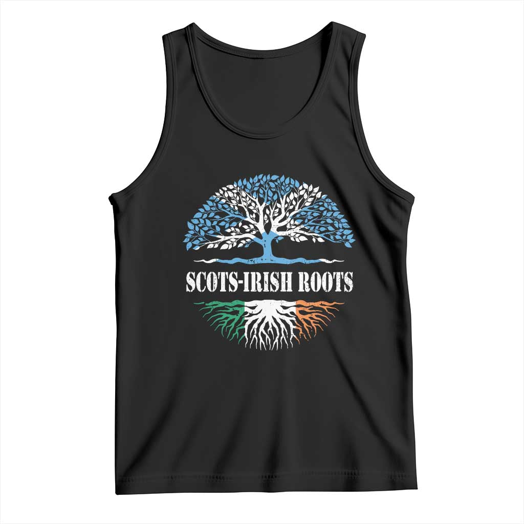 Scots-Irish Roots Tank Top Ulster Scots Ireland Scotland TS09 Black Print Your Wear