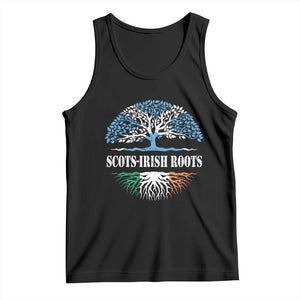 Scots-Irish Roots Tank Top Ulster Scots Ireland Scotland TS09 Black Print Your Wear