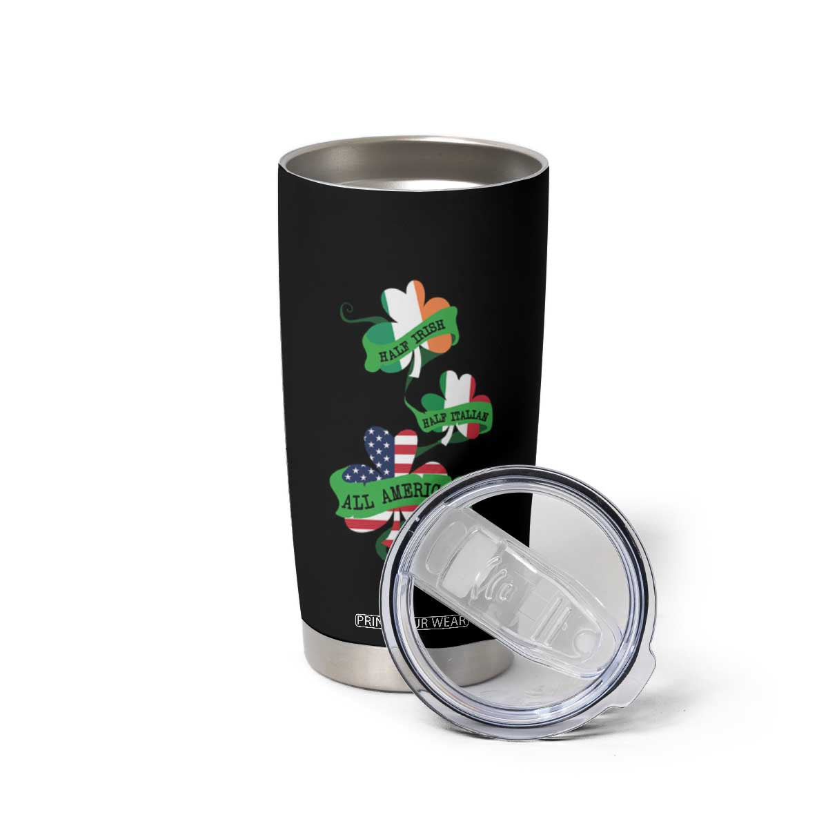Half Irish Half Italian All American Tumbler Cup TS09 Print Your Wear