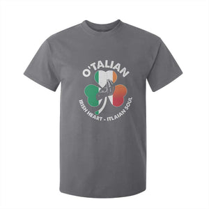 Italian Irish O'talian St. Patrick's Day T Shirt For Kid TS09 Charcoal Print Your Wear