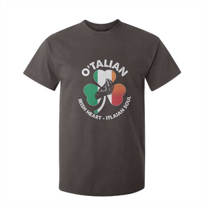 Italian Irish O'talian St. Patrick's Day T Shirt For Kid TS09 Dark Chocolate Print Your Wear