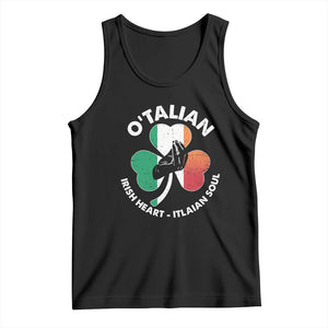 Italian Irish O'talian St. Patrick's Day Tank Top TS09 Black Print Your Wear